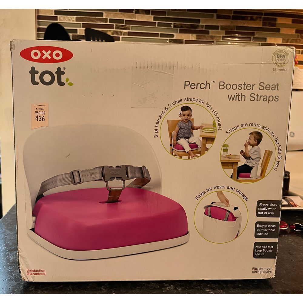 OXO tot | Perch booster seat with straps | new in box